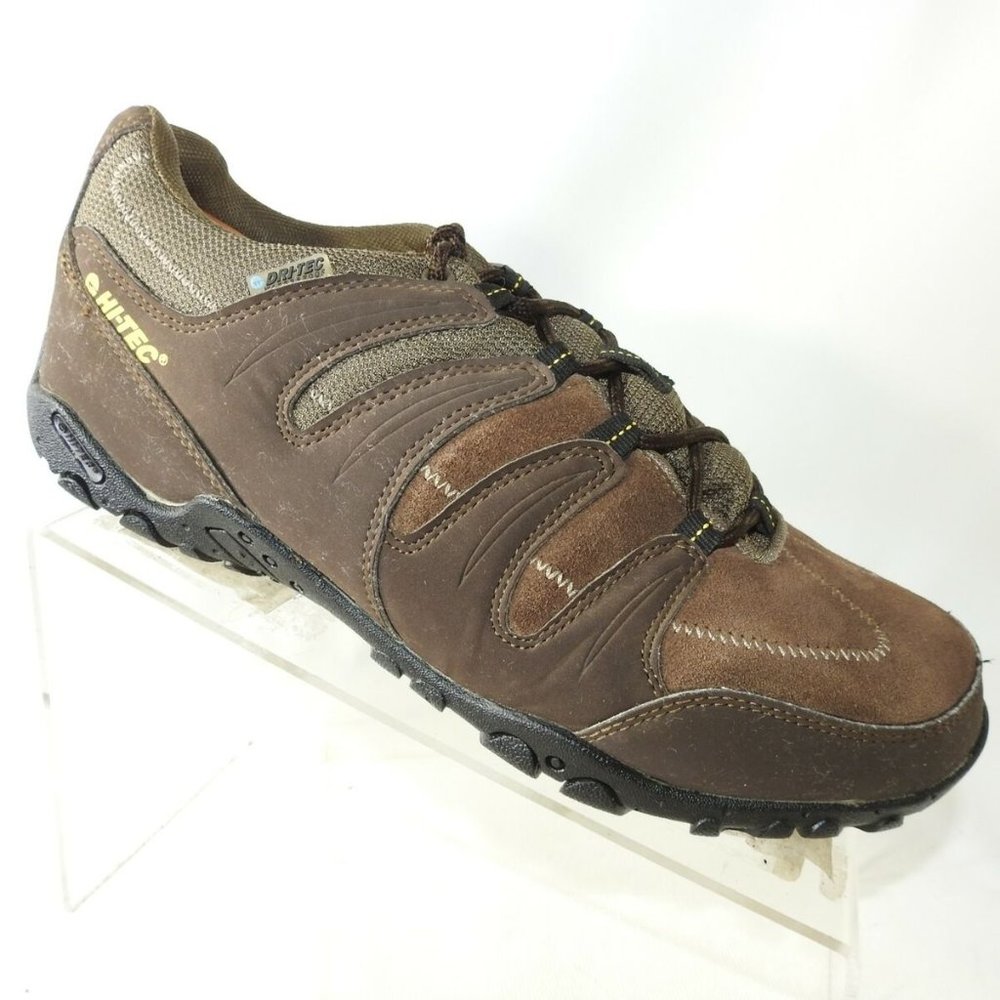 Hi-Tec Size 8.5 M Brown Leather Sneakers L4 C27